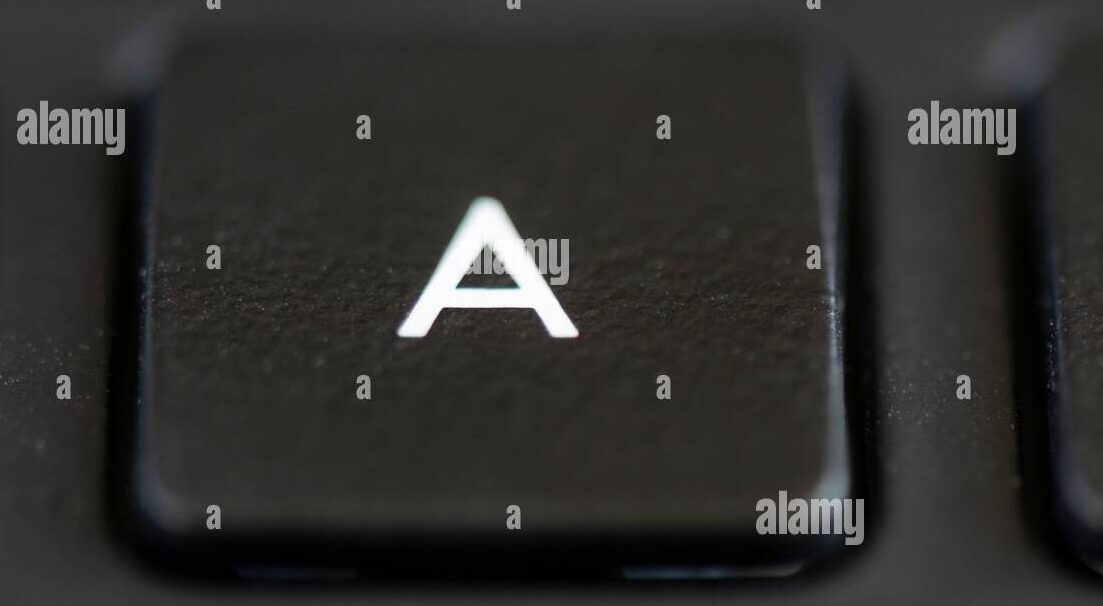letter a key on a laptop keyboard 2f1e8ce